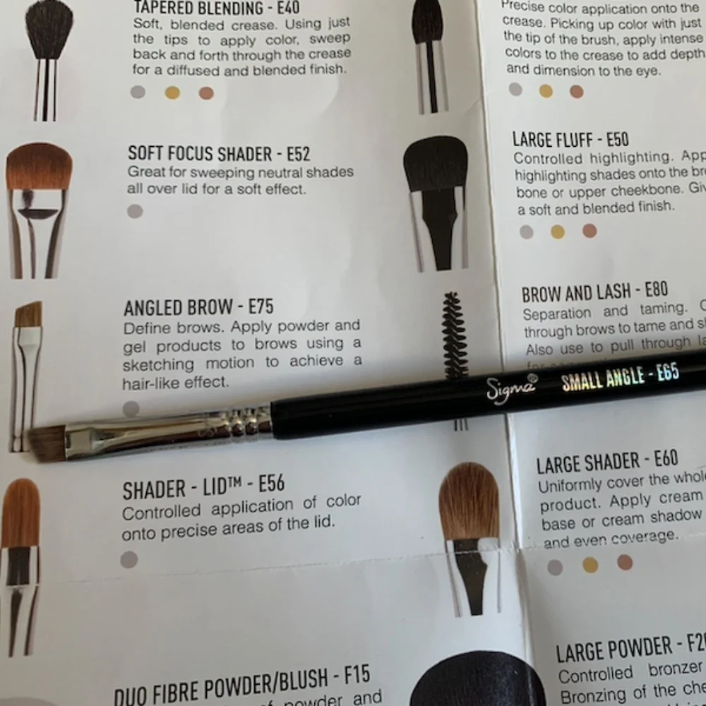 🆕 Sigma E65 Small Angle Brush